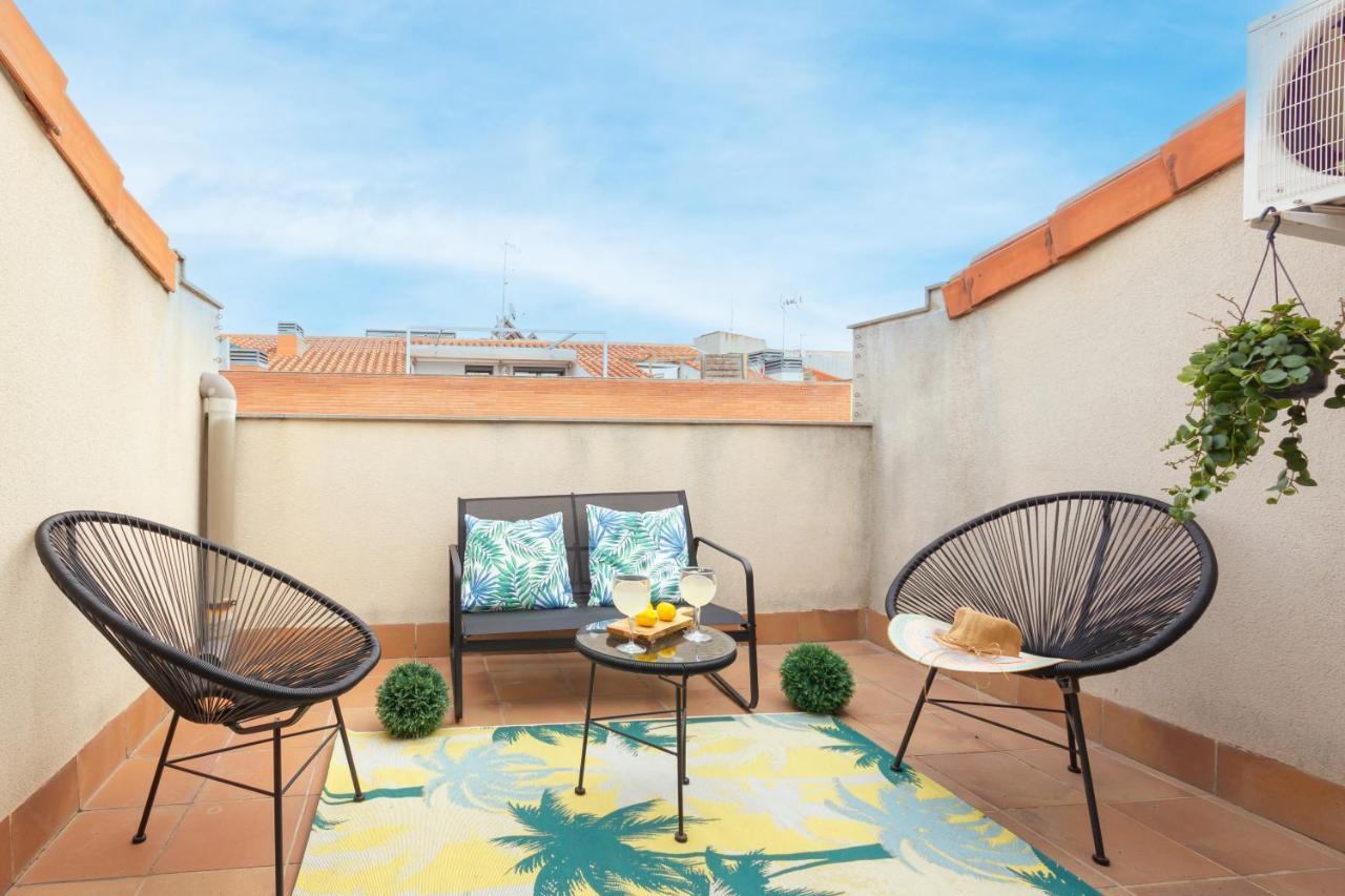 Elegante Duplex En Terrassa, Barcelona Apartment Exterior foto